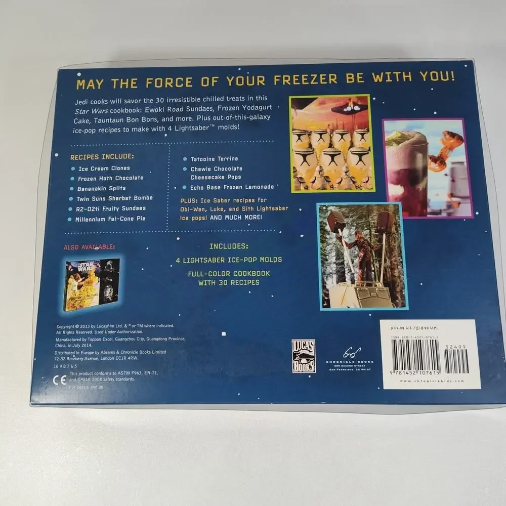 Star Wars Cookbook w/‎ Ice Sabers Using the Force of Your Freezer 30 Recipes